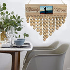 Gifts for Moms Dads - Wooden Family Birthday Reminder Calendar Board