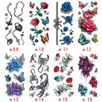 Trendy 3D Tattoo Stickers (20PCS)