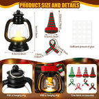 🎄Christmas Sale 49% OFF⛄ Snowman Lantern with Hats and Scarves