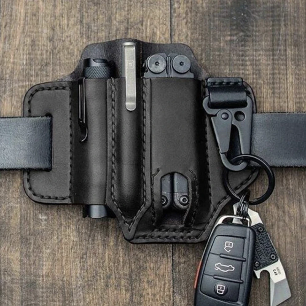 Buy 2 Free Shipping-EDC Multitool Leather Sheath