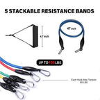 Resistance Band Set ( 11 Piece Set )-Buy 2 Free Shipping