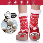 Cute Animal Ultra-thick Cashmere Slipper Home Socks