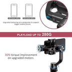 3D SMART BLUETOOTH HANDHELD SMOOTH GIMBAL【LAST DAY 50% OFF】