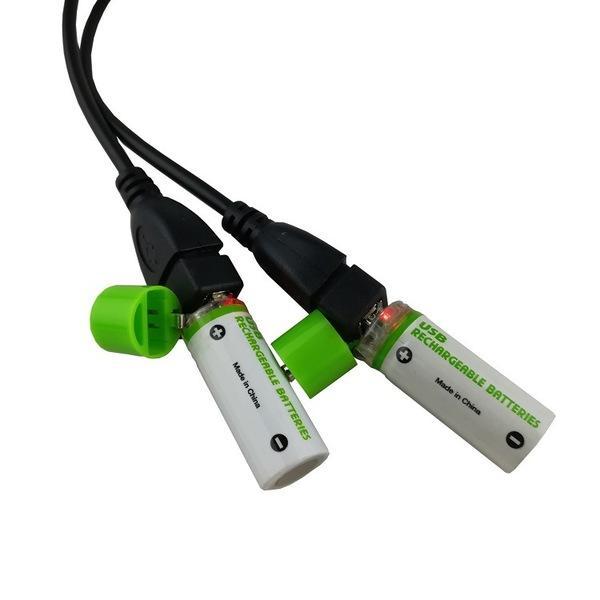 EASYPOWER USB RECHARGEABLE AA BATTERIES(1 pack included 2 pcs)Buy 2 Get 1  Free!(Add 3 to Cart to Get the 3rd for Free)