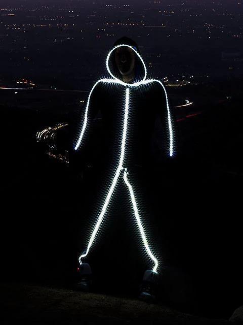 RGB COLOR LIGHT UP LED STICK FIGURE KIT