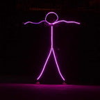 RGB COLOR LIGHT UP LED STICK FIGURE KIT
