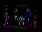 RGB COLOR LIGHT UP LED STICK FIGURE KIT