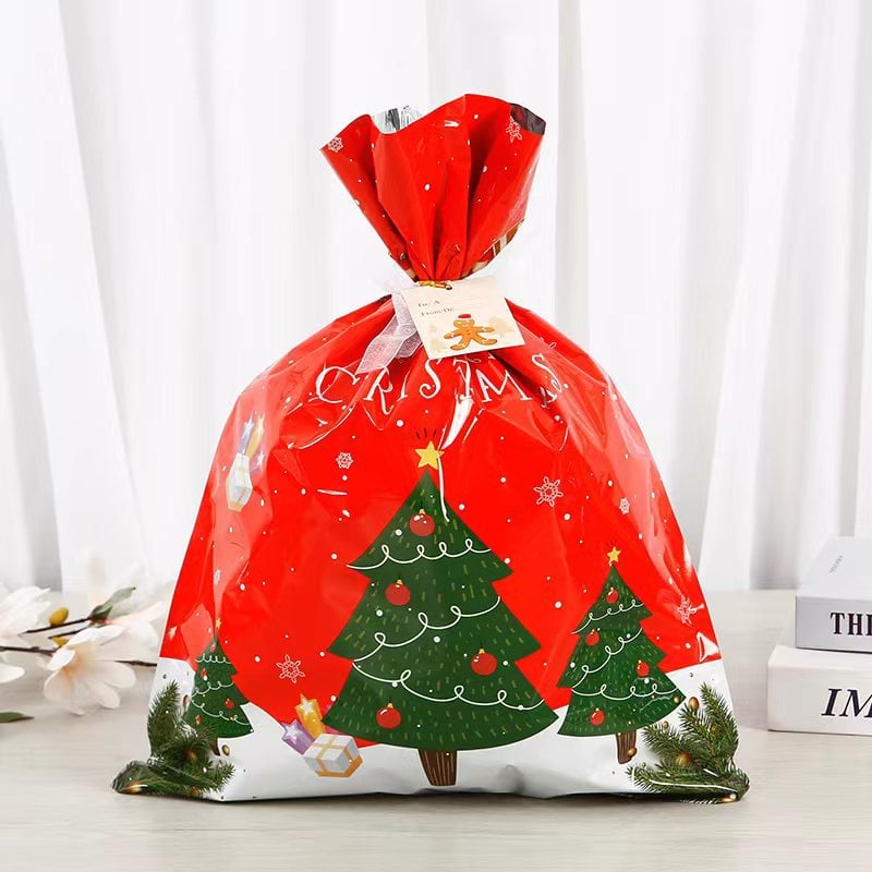 🎁Christmas Sales 49% OFF-Drawstring Christmas Gift Bags (Biodegradable)