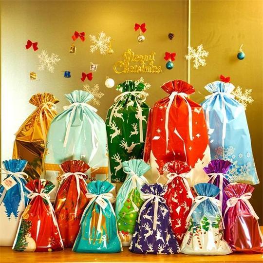 🎁Christmas Sales 49% OFF-Drawstring Christmas Gift Bags (Biodegradable)