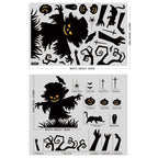 Halloween window stickers